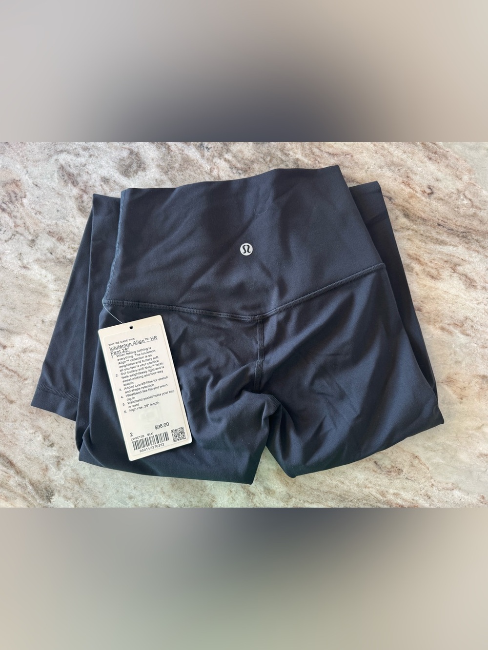 lululemon align HR pant 25” size 2